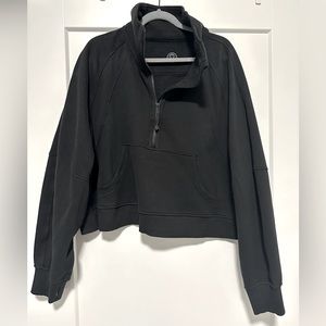 Lululemon Funnel Neck Half Zip Scuba Hoodie